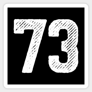 Seventy Three 73 Sticker